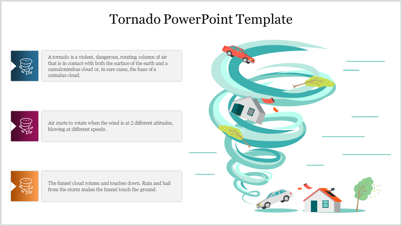 Tornado PowerPoint Template Free
